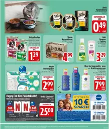 Gazetka promocyjna Edeka - Prospekte - Gazetka - ważna od 25.07 do 25.07.2026 - strona 23 - produkty: alleinfuttermittel, beutel, Brock, creme, eis, erde, flasche, fleisch, gin, Guhl, katzennahrung, milch, nivea, nivea sun, papier, payback, saft, Schal, Schale, shampoo, sheba, sonnencreme, sonnenmilch, spülung, Ti, toilettenpapier