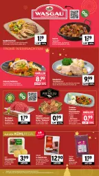 Gazetka promocyjna Wasgau - Gazetka - ważna od 14.12 do 14.12.2024 - strona 2 - produkty: angebot, apfel, auer, Bau, bio, braten, eis, fleisch, geschnetzeltes, gewürz, gulasch, hackfleisch, kühlregal, mac, marinade, mit zwiebeln, natur, nero, paprika, pfanne, pfannen, regal, reis, rind, rinder, rinderhackfleisch, rindfleisch, rollbraten, rotkohl, saft, schinken, schnitten, schwein, schweine, Schweinebauch, schweinefleisch, schweinenacken, steak, Ti, weihnachten, wein, weine, wok, Zelt, zwiebel, zwiebeln