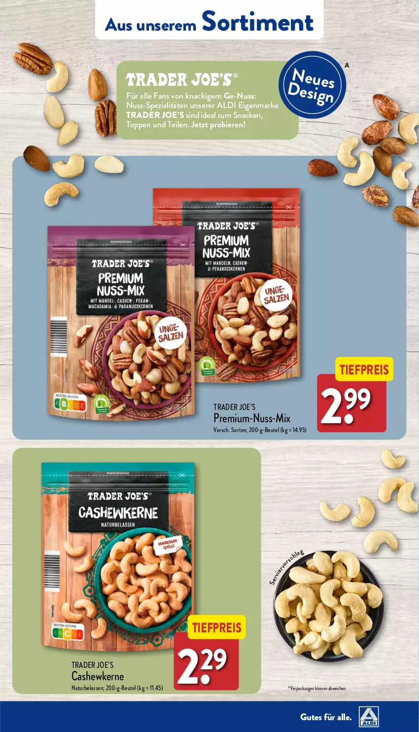 Aktueller Prospekt Aldi Nord - Von Montag - von 07.08 bis 12.08.2023 - strona 34 - produkty: aldi, beutel, bier, Biere, Cashew, cashewkerne, eis, natur, nuss, reis, snack, Spezi, Ti, tiefpreis