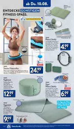 Gazetka promocyjna Aldi Nord - Von Montag - Gazetka - ważna od 12.08 do 12.08.2023 - strona 16 - produkty: aldi, ball, batterie, Bau, baumwolle, decke, dell, elle, gin, kissen, LG, Mode, perlen, reifen, reine baumwolle, Ria, ring, Ti, timer, wolle, Yo, ZTE