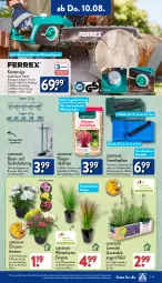 Gazetka promocyjna Aldi Nord - Von Montag - Gazetka - ważna od 12.08 do 12.08.2023 - strona 19 - produkty: beutel, Blüte, Brei, Container, dell, dünger, elle, Gewebeplane, gin, Kette, kraft, kübelpflanzen, lavendel, LG, Mode, pflanze, pflanzen, Ria, säge, Schutzschild, tablet, tablett, Tablette, Ti, topf, wasser, ZTE