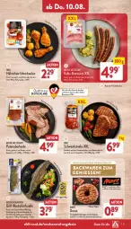 Gazetka promocyjna Aldi Nord - Von Montag - Gazetka - ważna od 12.08 do 12.08.2023 - strona 21 - produkty: aldi, angebot, angebote, aqua, backofen, backwaren, braten, bratwurst, Donut, eis, elle, fleisch, forelle, gewürz, grill, Hähnchen-Unterkeulen, Kalbsbratwurst, küche, Küchen, mars, milch, Ofen, pesto, pute, Putenoberkeule, rel, Schal, Schale, schoko, schokolade, schokoladen, schwein, schweine, schweinenacken, steak, steaks, Ti, wein, weine, wurst, zitrone, zitronen