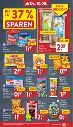 Gazetka promocyjna Aldi Nord - Von Montag - Gazetka - ważna od 12.08 do 12.08.2023 - strona 25 - produkty: Becher, beutel, biscotto, bonbons, dessert, eis, elle, erdnüsse, frucht, fruchtgummi, gin, grütze, haribo, kartoffel, leibniz, Lipstick, milch, Ofen, Paw Patrol, pilze, pom-bär, pudding, reis, Rote Grütze, sahne, schoko, schokolade, snack, Spezi, teller, Ti, ültje, ültje erdnüsse, ZTE