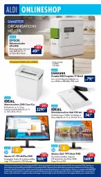 Gazetka promocyjna Aldi Nord - Von Montag - Gazetka - ważna od 12.08 do 12.08.2023 - strona 30 - produkty: Aktenvernichter, aldi, angebot, angebote, auer, Bau, dell, drucker, eis, elle, erde, festplatte, gin, HDMI, Kette, latte, lautsprecher, Mode, monitor, ndk, reis, Schal, Schale, schreibtisch, spiegel, Sport, ssd, Stühl, Ti, tisch, uhr