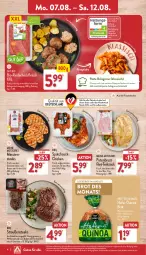 Gazetka promocyjna Aldi Nord - Von Montag - Gazetka - ważna od 12.08 do 12.08.2023 - strona 4 - produkty: aldi, bio, bolognese, braten, brot, eis, filet, fleisch, gewürz, gin, grill, hackfleisch, hafer, Holz, marinade, Ofen, pasta, pfeffer, pute, putenbrust, quinoa, rezept, rezepte, Ria, rind, rinder, rinderhackfleisch, rwe, schnitten, schwein, schweine, schweinerücken, steak, steaks, Ti, trolli, wein, weine, weizenmischbrot, ZTE