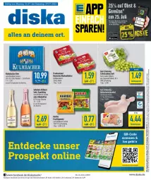 Gazetka promocyjna Diska - Prospekte - Gazetka - ważna od 22.07 do 22.07.2023 - strona 1 - produkty: alkohol, angebot, angebote, bier, butter, deka, eis, flasche, frucht, fruchtgummi, hähnchenschenkel, haribo, henkel, LG, markenbutter, reis, schenkel, sekt, söhnlein, söhnlein brillant, tafeltrauben, Ti, trauben, ZTE