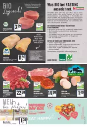 Gazetka promocyjna Edeka - Angebote der Woche - Gazetka - ważna od 07.05 do 07.05.2022 - strona 19 - produkty: asti, auer, Bau, Bauer, bio, bioland, decke, eis, erde, fleisch, Geflügel, gulasch, knoblauch, Kugel, mac, mit oder ohne knoblauch, Nackensteak, nackensteaks, natur, naturland, nuss, Ofen, reis, rind, rinder, rindergulasch, schwein, schweine, schweinefleisch, Sport, steak, steaks, Ti, Tiere, wein, weine, wolle