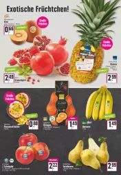 Gazetka promocyjna Edeka - Angebote der Woche - Gazetka - ważna od 07.05 do 07.05.2022 - strona 4 - produkty: ambia, ananas, banane, bananen, Birnen, deka, Schal, Schale, tafelbirnen, Ti, tisch, zespri