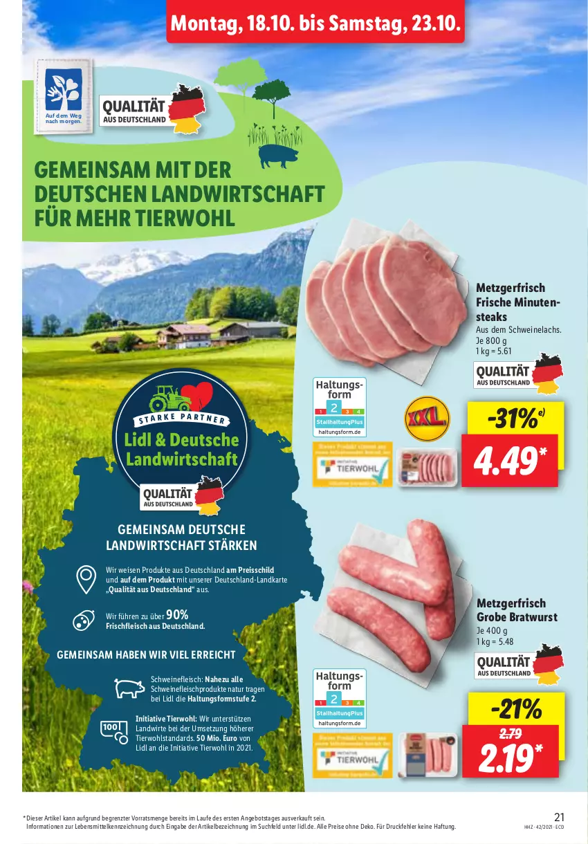 Aktueller Prospekt Lidl - Aktionsprospekt - von 18.10 bis 23.10.2021 - strona 21