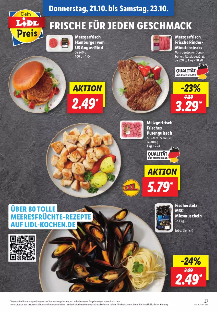 Aktueller Prospekt Lidl - Aktionsprospekt - von 18.10 bis 23.10.2021 - strona 37