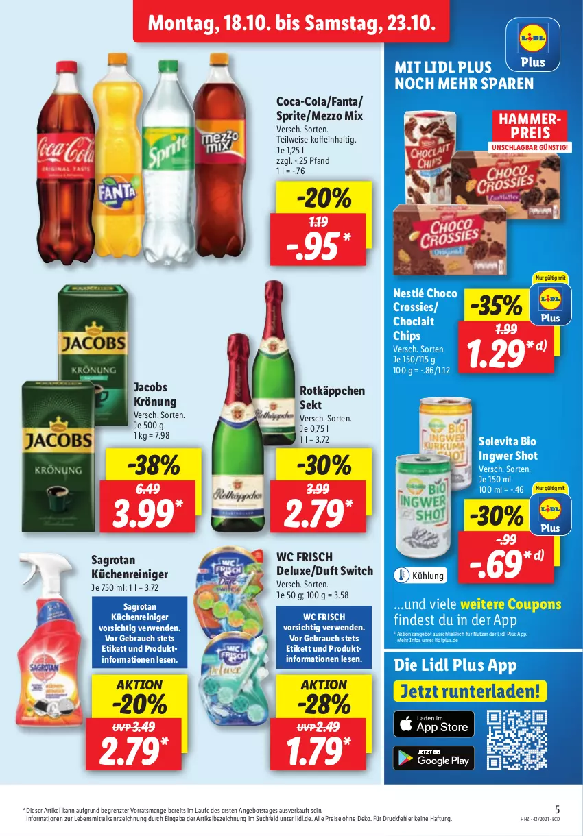 Aktueller Prospekt Lidl - Aktionsprospekt - von 18.10 bis 23.10.2021 - strona 5