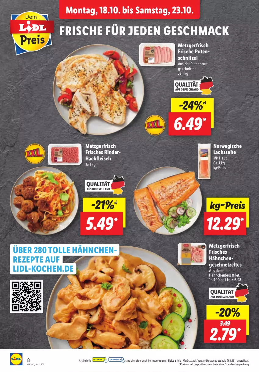 Aktueller Prospekt Lidl - Aktionsprospekt - von 18.10 bis 23.10.2021 - strona 8