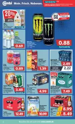 Gazetka promocyjna Combi - Prospekte - Gazetka - ważna od 02.07 do 02.07.2022 - strona 16 - produkty: Alwa, amecke, angebot, angebote, bio, buch, cola, drink, eis, eistee, energy drink, fanta, flasche, ice tea, krombache, krombacher, küstengold, mineralwasser, monster, Monster Energy, pils, pilsener, reis, säfte, schöfferhofer, smoothie, Staatl. Fachingen, tee, Ti, tyskie, veltins, veltins pilsener, vilsa, wasser