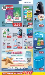 Gazetka promocyjna Combi - Prospekte - Gazetka - ważna od 02.07 do 02.07.2022 - strona 19 - produkty: ariel, asti, auto, bio, biozidprodukte, eis, elle, feuchttücher, Finish, flasche, Frosch, geschirr, geschirrspülmittel, getränk, getränke, getränkesirup, gin, kaffee, kaffeeautomat, kraft, kühlbox, lenor, mac, Pods, Rauch, reifen, reiniger, reiniger gel, reis, rwe, senseo, sidolin, sirup, spülmittel, teller, Ti, tücher, wäscheparfüm, wc frisch, WC Frisch Kraft Aktiv, weichspüler