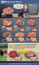 Gazetka promocyjna Combi - Prospekte - Gazetka - ważna od 02.07 do 02.07.2022 - strona 4 - produkty: bacon, beef, braten, eis, Falsches Filet, filet, fleisch, Fleischerei, Frische Hähnchen, gewürz, grill, Grillspieße, hackfleisch, henkel, hirtenkäse, Käse, kotelett, lachs, latte, lebensmittel, mac, natur, nuss, rind, rinder, Rindersteak, rindfleisch, Rippen, roastbeef, schenkel, Schere, schwein, schweine, Spezi, steak, steaks, Ti, wein, weine, WICK, ZTE