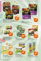 Gazetka promocyjna Tegut - Angebote der Woche - Gazetka - ważna od 22.10 do 22.10.2022 - strona 18 - produkty: aufstrich, Becher, bio, bratwurst, brot, brotaufstrich, burger, eis, filet, filets, gin, grill, gyros, keks, kokos, küche, Like Meat, maultaschen, Müller, reis, rügenwalder, rügenwalder mühle, soja, Tasche, taschen, Ti, Tofu, Vegeta, wurst