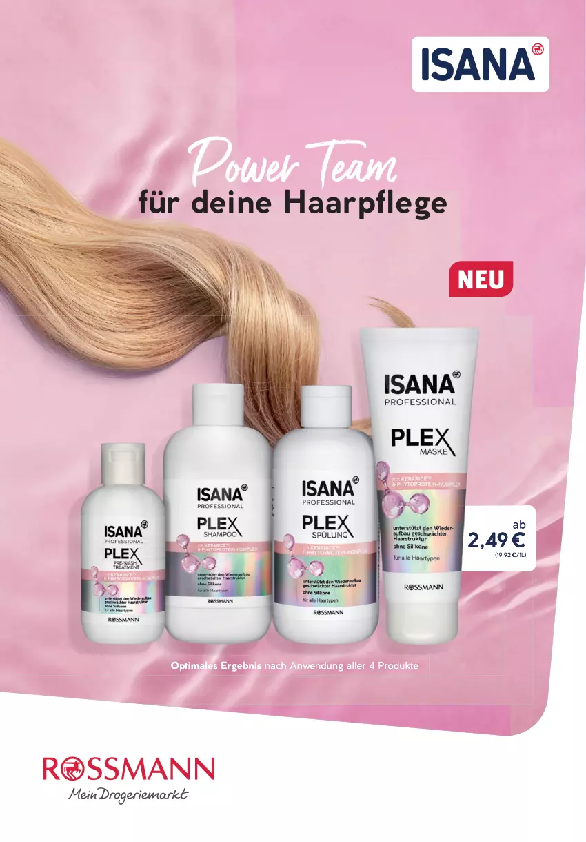 Aktueller Prospekt Rossmann - Prospekte - von 01.02 bis 29.02.2024 - strona 65 - produkty: isana, sana, spülung