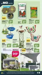 Gazetka promocyjna Netto - Woche 17 - Gazetka - ważna od 29.04 do 29.04.2023 - strona 12 - produkty: auer, blume, blumen, blumenerde, ente, erde, leds, Mett, pavillon, rasen, Schmetterling, sonnensegel, Ti, usb, ZTE