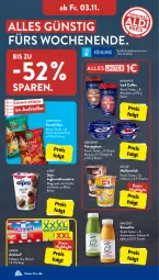 Gazetka promocyjna AldiSud - IN ZWEI WOCHEN - Gazetka - ważna od 04.11 do 04.11.2023 - strona 20 - produkty: ACC, actimel, alpro, apfel, Becher, beere, chia, chips, danone, Datteln, eis, elle, erdbeere, feinjoghurt, flasche, früchte, funny-frisch, Innocent, joghur, joghurt, johannisbeere, ketchup, LG, mac, macchiato, mango, maracuja, milch, mövenpick, Müller, müllermilch, pfirsich, reis, smoothie, soja, Sojajoghurt, teller, Ti