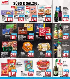 Gazetka promocyjna Aez - Prospekte - Gazetka - ważna od 12.09 do 12.09.2026 - strona 12 - produkty: after eight, alkohol, ball, beutel, chips, choclait chips, choco crossies, cookie, cookies, crossies, crunchips, doppio passo, ecco, eis, ferrero, Ferrero Küsschen, Ferrero Rocher, flasche, frucht, fruchtgummi, haribo, kakao, Kinder, knoppers, Lakritz, lion, lorenz, lorenz crunchips, Manner, milch, milka, nederburg, nuss, nutella, oder lakritz, passo, prosecco, puma, rebsortenweine, reis, ritter, ritter sport, rwe, salz, schogetten, Sport, spumante, Ti, ültje, waffeln, wein, weine, yellow tail, ZTE