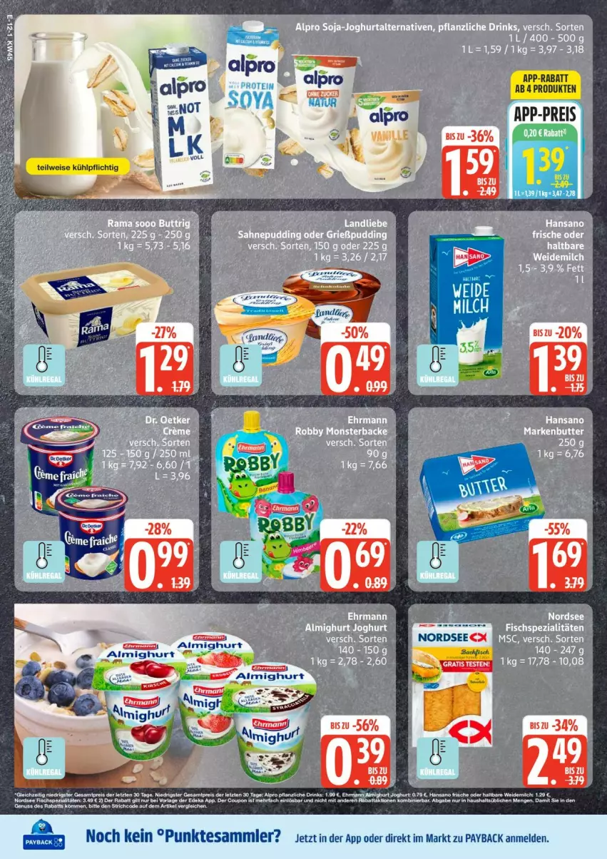 Aktueller Prospekt Edeka - Prospekte - von 03.11 bis 08.11.2025 - strona 12 - produkty: eis, joghur, joghurt, milch, reis, Ti, vanille, weidemilch