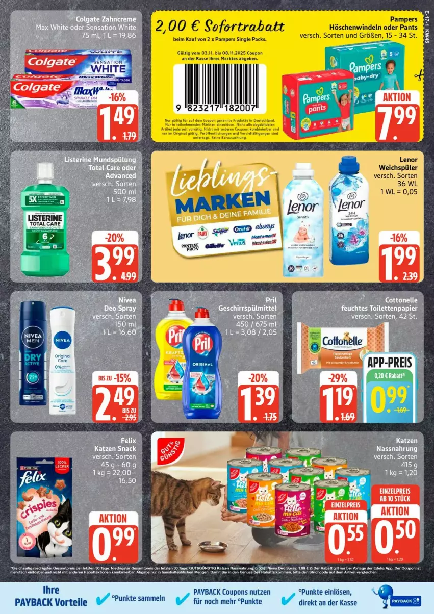 Aktueller Prospekt Edeka - Prospekte - von 03.11 bis 08.11.2025 - strona 17 - produkty: aeg, coupon, coupons, eis, payback, reis, rum, Ti, ZTE