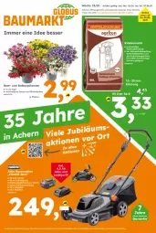 Gazetka promocyjna - Gazetka - ważna od 07.06 do 07.06.2025 - strona 1 - produkty: akku, Bau, Blüte, Brei, dekoration, Garten, Gartendekoration, korb, Kraut, ladegerät, rasen, rasenmäher, rind, rindenmulch, sac, Ti, topf