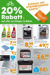Gazetka promocyjna  - Gazetka - ważna od 07.06 do 07.06.2025 - strona 19 - produkty: angebot, batterie, E-Bike, E-Bikes, eis, felgen, Felgenreiniger, LG, longlife, Rauch, reiniger, Reinigung, reinigungstücher, reis, Ria, Scheibenreiniger, sekt, sonnenschirm, Ti, tücher