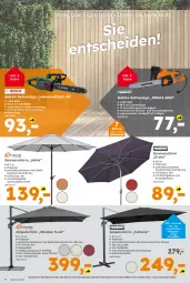 Gazetka promocyjna  - Gazetka - ważna od 07.06 do 07.06.2025 - strona 4 - produkty: akku, ampelschirm, auto, Bau, Elektro, gsw, Kette, latte, Ria, säge, schutzhülle, sonnenschirm, Ti, tisch, uv-schutz, werkzeug