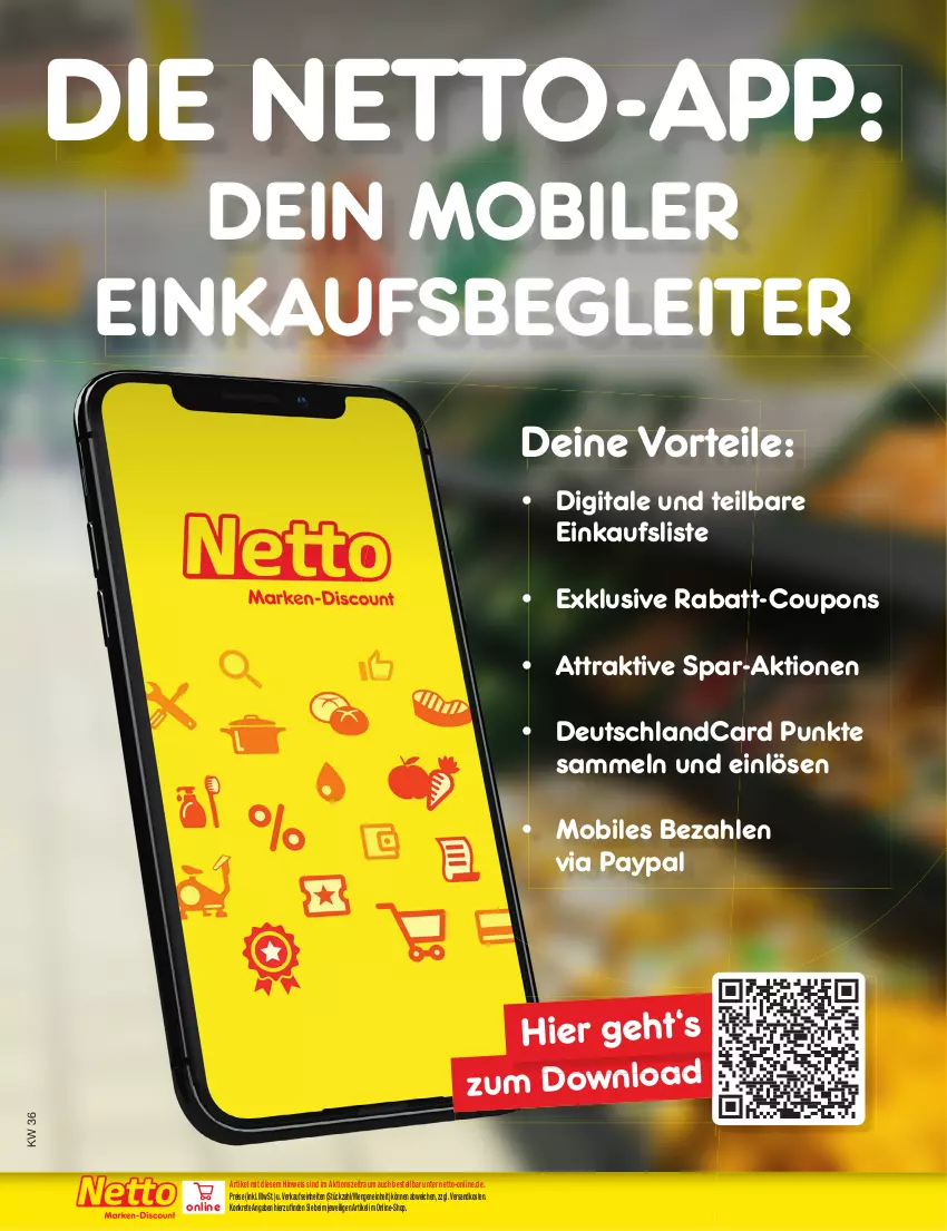 Aktueller Prospekt Netto Marken-Discount - Filial-Angebote - von 04.09 bis 09.09.2023 - strona 46 - produkty: coupon, coupons, deutschlandcard, eis, ndk, rabatt-coupon, reis, Ti