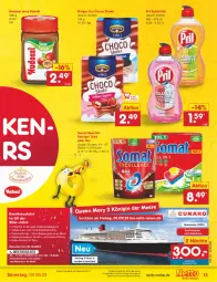 Gazetka promocyjna Netto Marken-Discount - Filial-Angebote - Gazetka - ważna od 09.09 do 09.09.2023 - strona 13 - produkty: angebot, bestpreis, buch, eis, geschirr, getränk, getränke, gin, krüger, Nudossi, ohne palmöl, pril, reiniger, reis, reiseveranstalter, shake, somat, Sport, spülmittel, Ti, uhr, Yo, ZTE