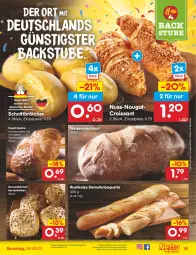 Gazetka promocyjna Netto Marken-Discount - Filial-Angebote - Gazetka - ważna od 09.09 do 09.09.2023 - strona 19 - produkty: angebot, backofen, baguette, bestpreis, blume, blumen, brot, brötchen, Croissant, eis, mehl, nuss, Ofen, quark, reis, sonnenblume, sonnenblumen, speisequark, steinofen, stube, Tasche, Ti, weizenmischbrot, ZTE