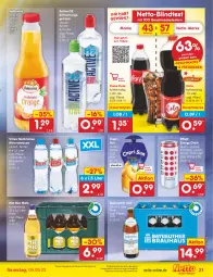 Gazetka promocyjna Netto Marken-Discount - Filial-Angebote - Gazetka - ważna od 09.09 do 09.09.2023 - strona 21 - produkty: Alwa, angebot, auer, bestpreis, Cap, coca-cola, cola, dauertiefpreis, deo, drink, Effect, eis, energy drink, erfrischungsgetränk, getränk, lindt, mac, mineralwasser, Mio Mio, natürliches mineralwasser, reis, reiss, Ti, tiefpreis, valensina, vitrex, wasser, ZTE