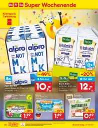Gazetka promocyjna Netto Marken-Discount - Filial-Angebote - Gazetka - ważna od 09.09 do 09.09.2023 - strona 34 - produkty: alpro, bestpreis, bio, eis, kühlregal, margarine, milch, milka, milkana, mozzarella, ndk, pflanze, pflanzen, regal, reis, rel, Ti