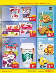 Gazetka promocyjna Netto Marken-Discount - Filial-Angebote - Gazetka - ważna od 09.09 do 09.09.2023 - strona 35 - produkty: angebot, bestpreis, creme, Dr. Oetker, eis, joghur, joghurt, marmorette, milch, Paula, reis, sac, sahne, Sahnejoghurt, Spezi, starbucks, Ti, Törtchen, zott, ZTE