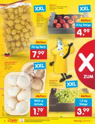 Gazetka promocyjna Netto Marken-Discount - Filial-Angebote - Gazetka - ważna od 09.09 do 09.09.2023 - strona 4 - produkty: bestpreis, braun, champignon, eis, fleisch, kartoffel, kartoffeln, ndk, Nektar, nektarinen, reis, Schal, Schale, speisekartoffeln, Ti, trauben