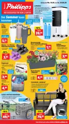 Gazetka promocyjna Thomas Philipps - Gazetka - ważna od 24.05 do 24.05.2025 - strona 1 - produkty: Anhänger, aufbewahrungsbox, balkonpflanzen, Bank, Becher, blume, blumen, Blüte, braun, decke, Deckel, dünger, eis, elle, Fahrrad, fernbedienung, Garten, gartenbank, geranie, geranien, getränk, getränke, Holz, isolierbecher, Klappbox, Kraut, Lobelie, natur, pantolette, pflanze, pflanzen, rückenlehne, rwe, salz, Sport, Ti, timer, topf, wasser, wassertank