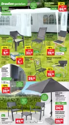 Gazetka promocyjna Thomas Philipps - Gazetka - ważna od 24.05 do 24.05.2025 - strona 6 - produkty: alu-klappsessel, Balkonset, campingstuhl, edelstahl, eis, ente, Garten, gartenstuhl, hering, Holz, kissen, klappsessel, leine, LG, Mode, ndk, pavillon, ring, rückenlehne, schirmständer, schrauben, sessel, sonnenschirm, spartipp, stapelstuhl, Stühl, stuhl, Ti, tisch