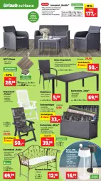 Gazetka promocyjna Thomas Philipps - Gazetka - ważna od 24.05 do 24.05.2025 - strona 7 - produkty: akku, Bank, eis, Garten, gartenbank, gartentisch, Gartentruhe, kissen, klappsessel, kunststoffgeflecht, lack, Leuchte, LG, loungeset, mac, Mode, reis, rel, sessel, sitzkissen, Sofa, spartipp, stapelstuhl, stuhl, stuhlkissen, Ti, tisch, tischleuchte, usb, vorteilspreis, wasser