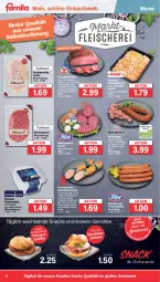 Gazetka promocyjna Famila - Prospekte - Gazetka - ważna od 20.01 do 20.01.2024 - strona 6 - produkty: auer, Bau, Bauer, brot, brötchen, buch, burger, eis, elle, fleisch, fleischsalat, gewürz, gutsleberwurst, Holz, HP, kasseler, kräuter, kräutern, leberwurst, mac, marinade, Mett, mettwurst, Pommersche, pute, Putensalami, Rauch, reis, ring, rügenwalder, rügenwalder mühle, sac, salami, salat, salz, schinken, schnitzel, snack, snacks, tesa, Ti, wurst, zwiebel
