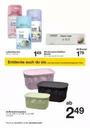 Gazetka promocyjna Zeeman - Prospekte - Gazetka - ważna od 13.09 do 13.09.2024 - strona 22 - produkty: aufbewahrungsbox, beutel, decke, eis, elle, lufterfrischer, reis