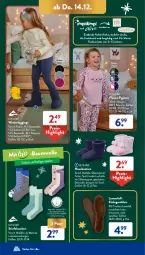 Gazetka promocyjna AldiSud - IN ZWEI WOCHEN - Gazetka - ważna od 16.12 do 16.12.2023 - strona 26 - produkty: Bau, baumwolle, Booties, decke, decksohle, dell, eis, elle, erde, gin, lamm, Lammfell, leggings, leine, Mode, Pyjama, reis, Ria, socken, Ti, usb, wolle