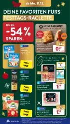 Gazetka promocyjna AldiSud - IN ZWEI WOCHEN - Gazetka - ważna od 16.12 do 16.12.2023 - strona 9 - produkty: alle artikel ohne dekoration, arla, backofen, brot, butter, ciabatta, dekoration, eis, finello, Fladenbrot, geback, gin, Käse, LG, meggle, natur, Ofen, prosciutto, reis, salakis, salz, schafskäse, Speck, Ti, Trüffel, ZTE