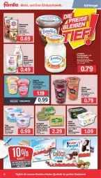 Gazetka promocyjna Famila - Prospekte - Gazetka - ważna od 09.07 do 09.07.2022 - strona 10 - produkty: bärenmarke, Becher, butter, buttermilch, eis, eiskaffee, exquisa, fitline, flasche, frucht, fruchtjoghurt, Fruchtquark, gin, Griechischer Joghurt, irische butter, joghur, joghurt, kaffee, kerrygold, Kinder, kräuter, kräuterbutter, kühlregal, landliebe, lätta, margarine, milch, Milchschnitte, mousse, Müller, oder kräuter, pudding, quark, regal, reine buttermilch, reis, sahne, schoko, snack, snacks, Ti