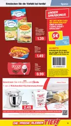 Gazetka promocyjna Famila - Prospekte - Gazetka - ważna od 09.07 do 09.07.2022 - strona 13 - produkty: coupon, curry, Dany, dany sahne, decke, eis, erde, ferrero, frico, Käse, käsescheiben, KitchenAid, kokos, küche, Küchen, küchenmaschine, landliebe, meica, raffaello, Reibekäse, reis, rezept, sac, sahne, Schal, Schale, Tchibo, Ti