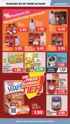 Gazetka promocyjna Famila - Prospekte - Gazetka - ważna od 09.07 do 09.07.2022 - strona 17 - produkty: beutel, Blüte, caffe, creme, decke, Dr. Oetker, eis, eiskaffee, ente, frappé, gin, haselnuss, Haselnusscreme, kaffee, kaffeepads, kakao, lebensmittel, milka, müsli, Nescafé, nuss, reis, Schwartau, tee, Ti, vita, vitalis, vitalis müsli, zucker