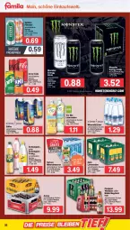 Gazetka promocyjna Famila - Prospekte - Gazetka - ważna od 09.07 do 09.07.2022 - strona 20 - produkty: Alwa, Astra, bier, bio, bio limo, coca-cola, cola, deit, drink, eis, energy drink, flasche, granini, limo, limonade, limonaden, mineralwasser, monster, Monster Energy, Paula, paulaner, pils, pilsener, reis, säfte, schweppes, Ti, veltins, veltins pilsener, vio bio limo, wasser