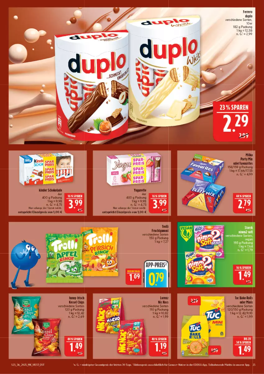 Aktueller Prospekt Marktkauf - Prospekt - von 31.08 bis 06.09.2025 - strona 25 - produkty: aktionspreis, deka, duplo, eis, ferrero, nuss, reis, Ti, ZTE