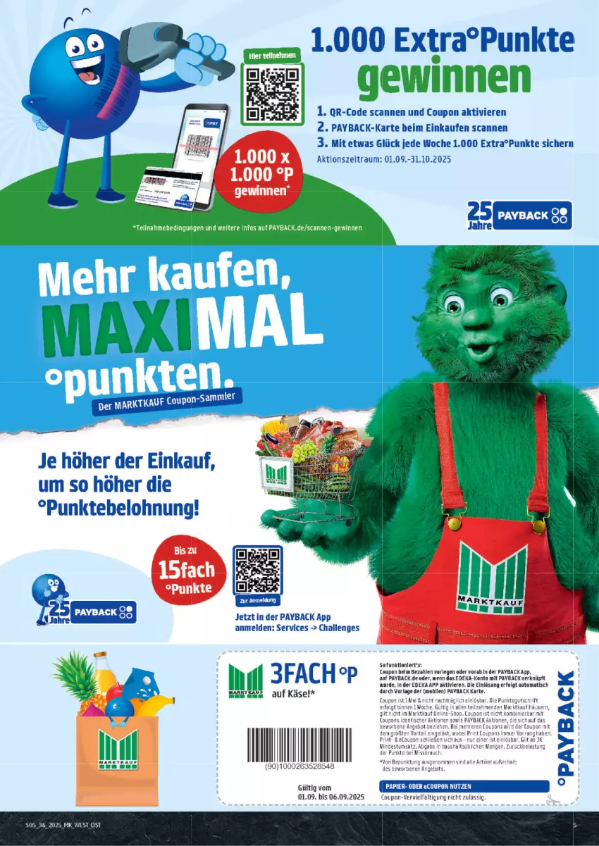 Aktueller Prospekt Marktkauf - Prospekt - von 31.08 bis 06.09.2025 - strona 5 - produkty: angebot, auto, coupon, coupons, deka, LG, payback, Ti, tisch, Yo