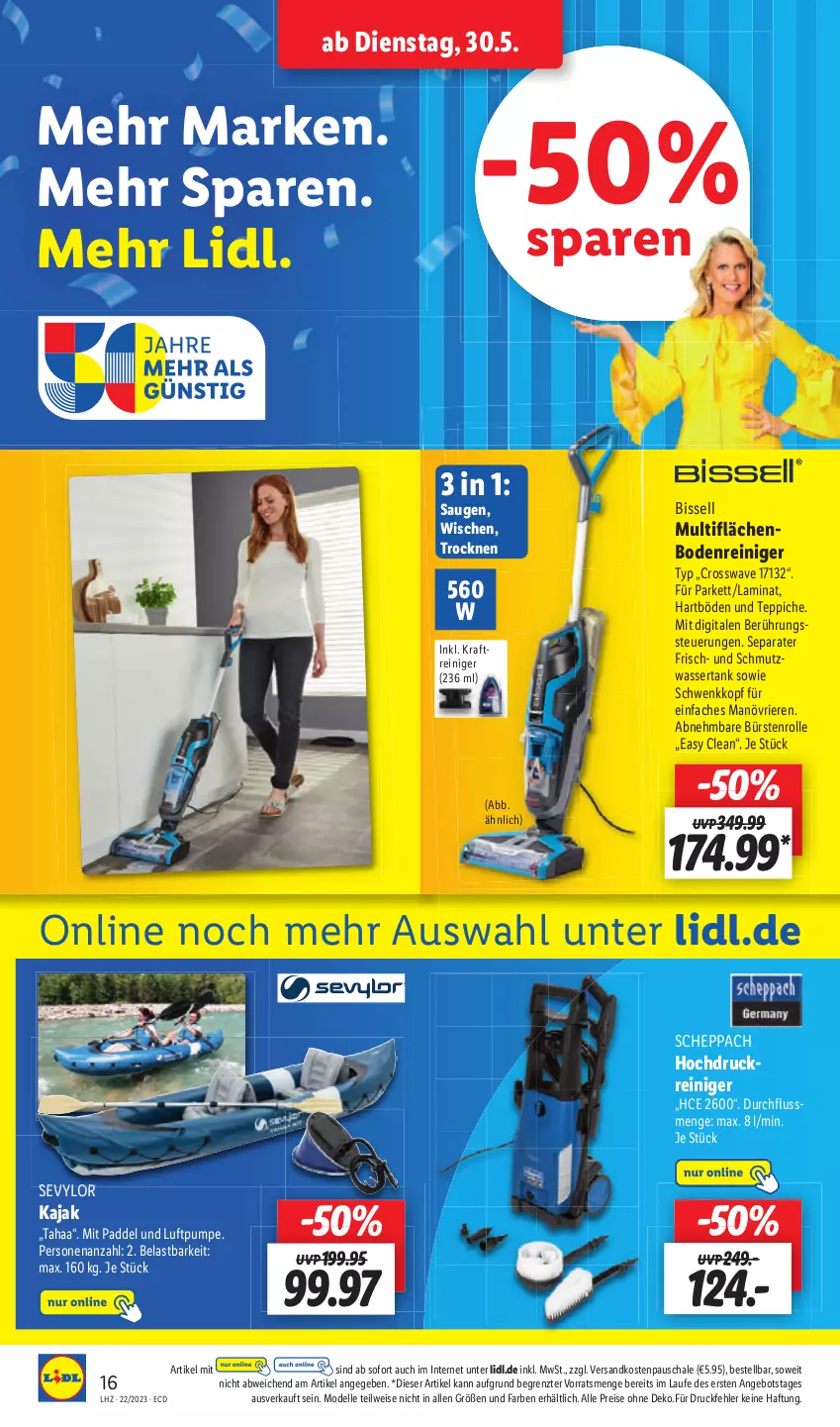 Aktueller Prospekt Lidl - Aktionsprospekt - von 30.05 bis 03.06.2023 - strona 18 - produkty: angebot, dell, eis, elle, Mode, ndk, reiniger, reis, Schal, Schale, Ti, wasser, wassertank, ZTE